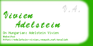 vivien adelstein business card